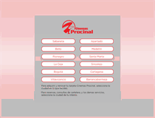 Tablet Screenshot of procinal.com